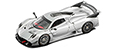 Pagani Huayra R (silver).