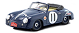 Porsche 356 #11 (blue).