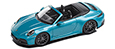 Porsche 911/992 Carrera 4 GTS Cabriolet (blue).