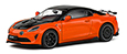 Renault Alpine A110 Radicale (orange).